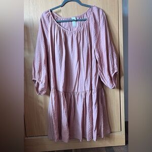 H&M Dusty Pink Oversized Dress